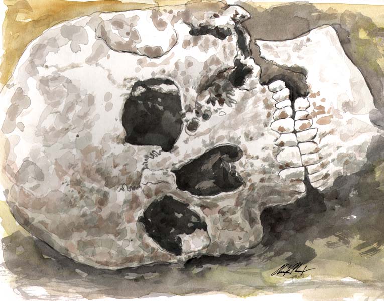 Ancestor At Rest - Canvas Giclee